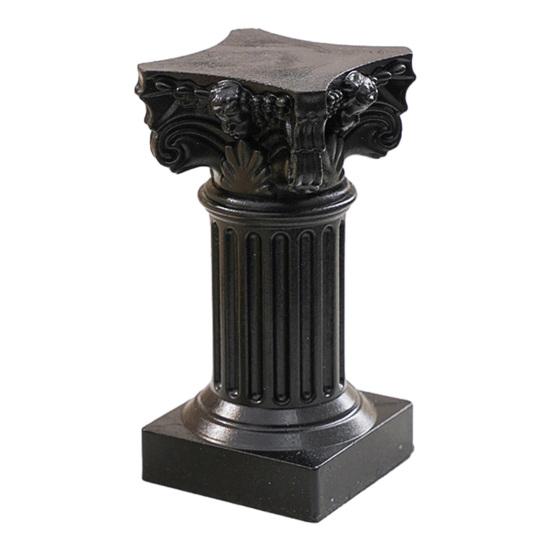 Roman Pillar Candle Holder Mini Greek Column Candle Stand Resin White Candlestick Holder for Wedding Banquet Home Table Centerpiece Photo Prop