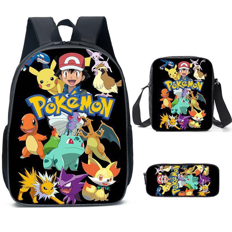 Primary And Secondary School Students Schoolbag Cartoon Backpack Breathable And Wear-Resistant Children'S Backpack Satchel Pencil Bag Set
