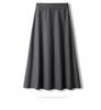 Petite Women's High Waist Woolen Mid-Length Umbrella Skirt, New A-Line Draping Style for Autumn/Winter 2026, Slimming Fit.