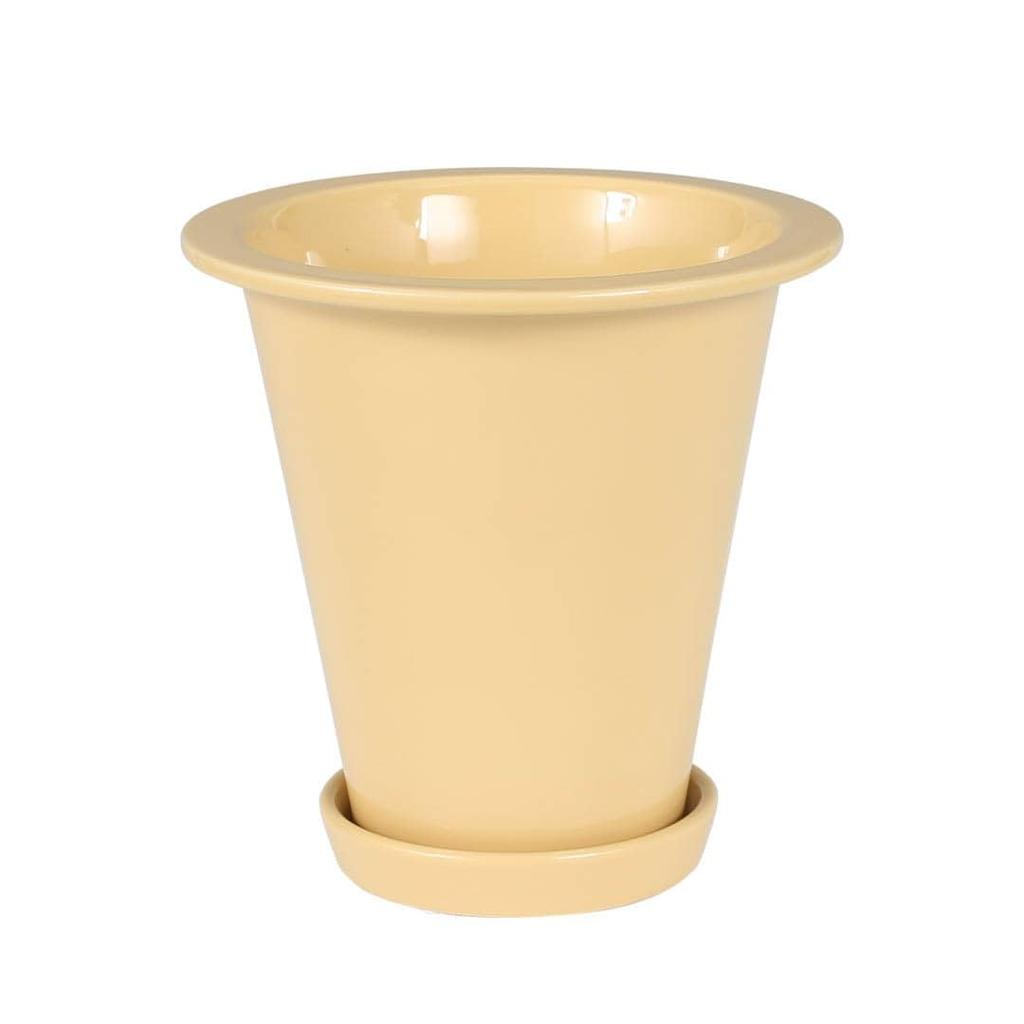 Dulton Botany Dlouhý květináč L Béžový Květináč zdobený embosovaným logem a zemitými barvami Vertikální BOTANY 6 Výška cm Průměr cm Ne. 18.4 18.7