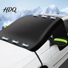 Vehicle Windshield Ice Protector Car Snow Cover Thickened Magnetic Half Cover with Cotton Shield