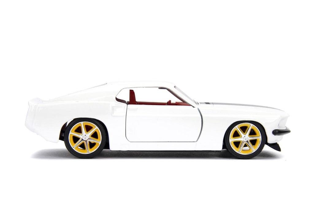 Jada Toys Fast Furious Series Ford Mustang MKI White Dokončený produkt & 1/32 F&F (římský)