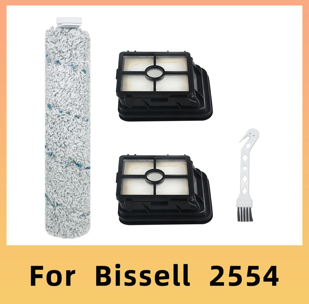 Brush Roller Hepa Filter Replacement For Bissell CrossWave Cordless Max 2554 2554A 25542 25548 2590 2593 25 Vacuum Cleaner Parts