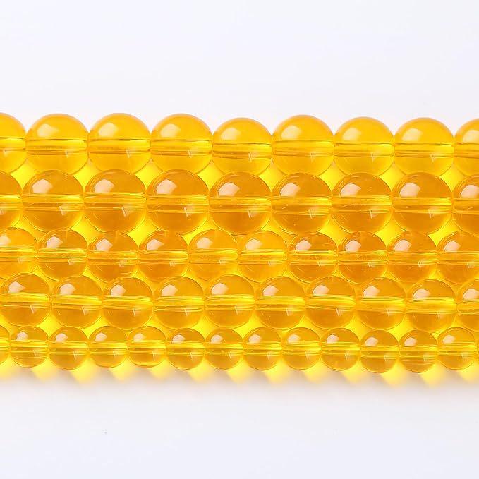 10mm Glass Crystal Imitation Jade Round Beads - DIY Jewelry Spacer Beads for Handmade Accessories