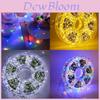 Luzes de Fio de Cobre com Controle Remoto Para Decoração de Jardim Externo
