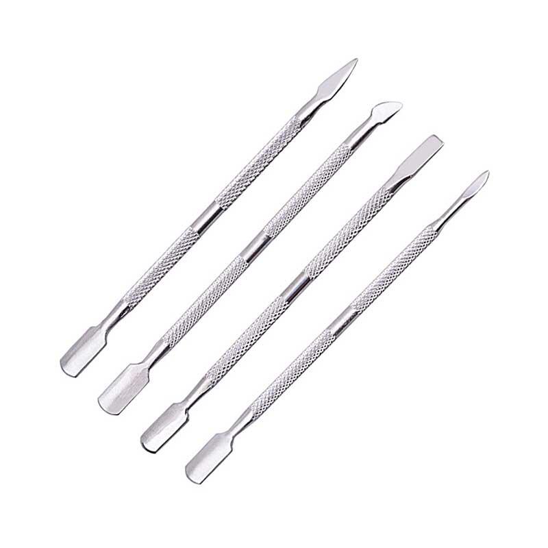 Double-Sided Nail Pusher Cuticle Remover Care Tool DD-11795 triangular window