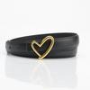 Heart-shaped Buckle Belt, Elegant and Fashionable Women's Jeans Dress, Pu Leather Decoration, Versatile Belt