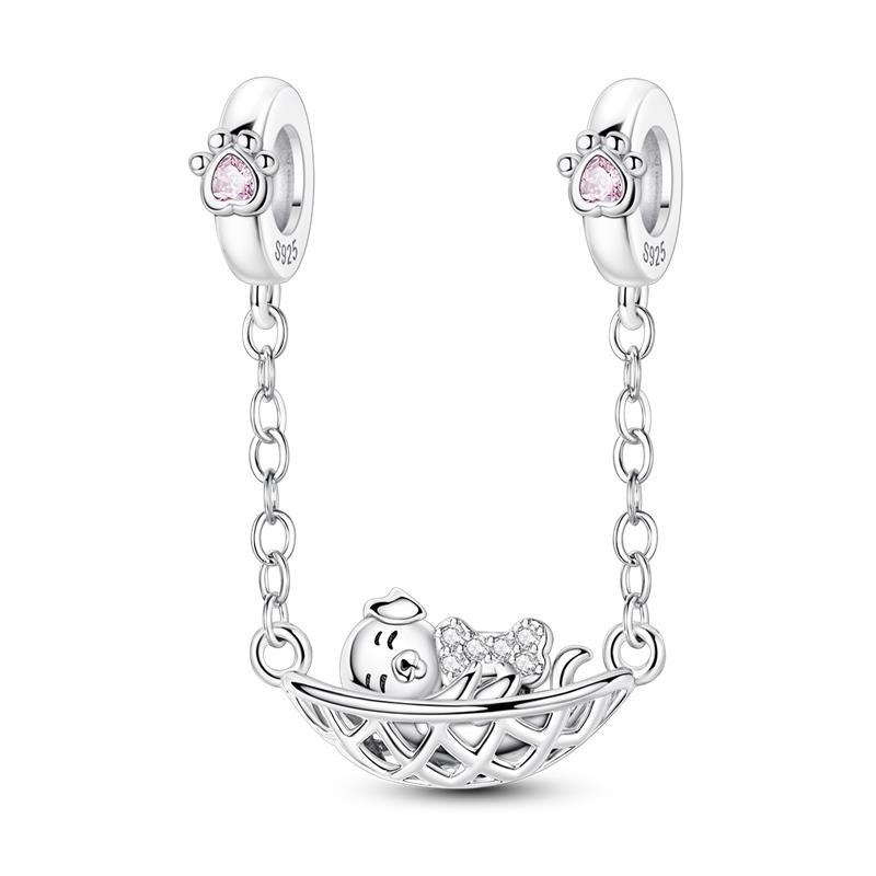 S Copper Charms Beads Pendantcat Animal Fit Original Bracelet Women Jewelry