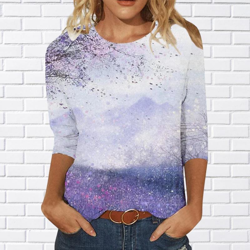 

Женские осенние топы, свободные кошки, различные узоры, принт, повседневная футболка с длинными рукавами, топ, блузка