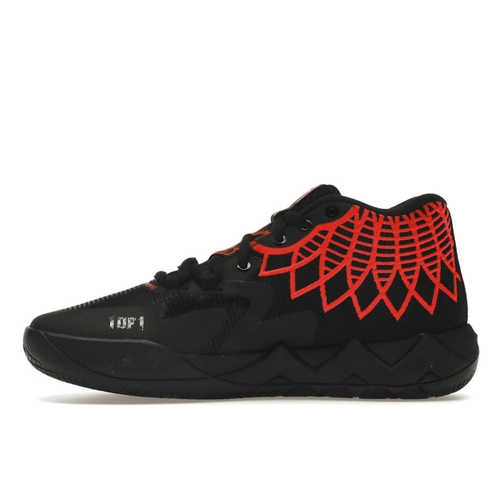 Puma MB.01 Jr Black Blast Kids Sneakers Red-Blast 376886-08