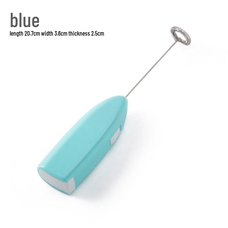 

Электрический ручной миксер из нержавеющей стали для выпечки и кофе синий