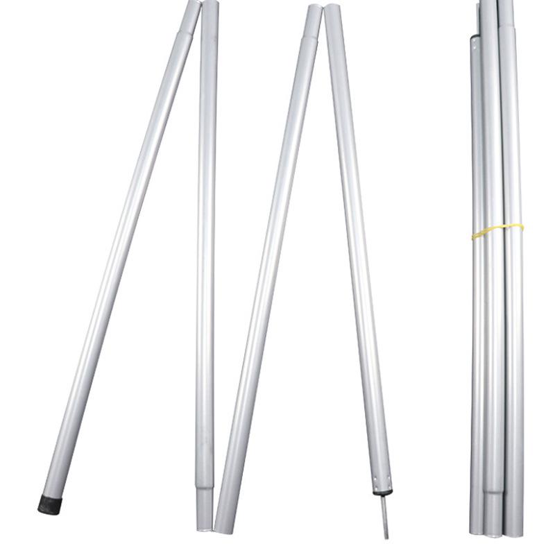 Multi-Size Thickened Reinforced Iron Canopy Pole for Outdoor Tent 1.5m серебряный серый
