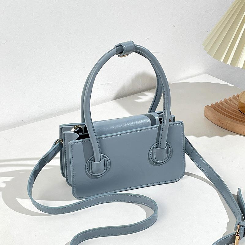 Kleine quadratische Tasche neue trendige Herbst- und Winter- vielseitige kleine Tasche Schulter-Umhängetasche Pendler-Nische Achsel-Damentasche