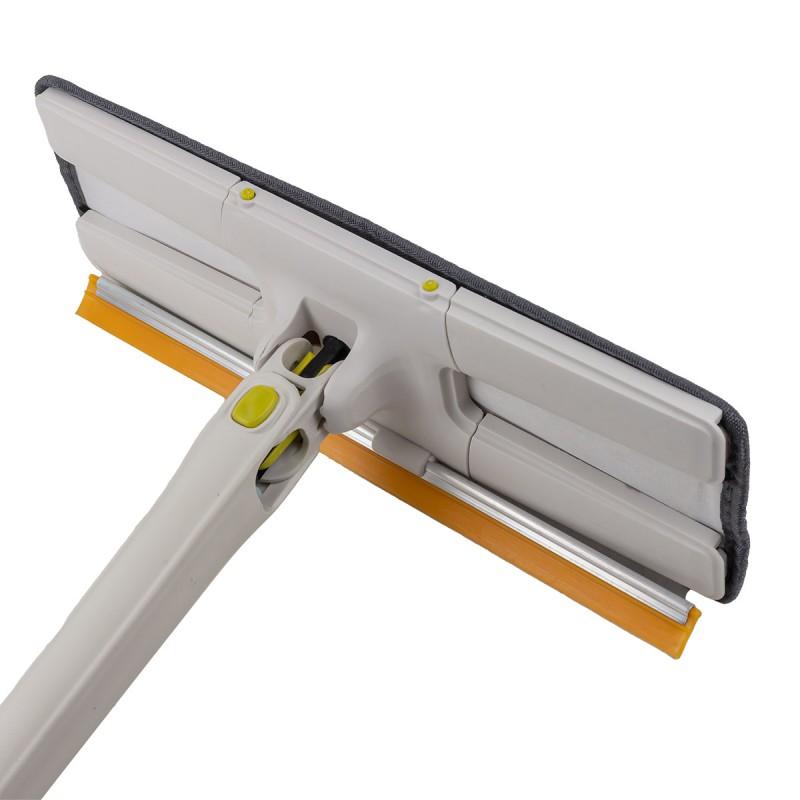 WMC Mop with Butterfly Wringing Mechanism + Squeegee + 3 Attachments