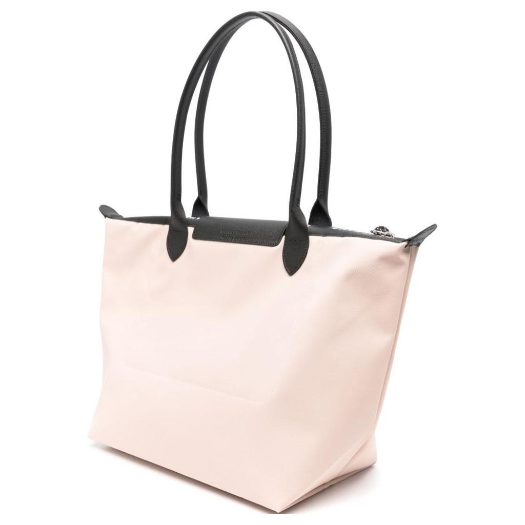 Longchamp Le Pliage Sac Cabas en Toile de Nylon Fermeture à Bouton-Pression Logo en Relief pour Femme Nude L1899HSR542