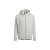 adidas Solid Color Minimalistic Alphabet Printing Zipper Cardigan Jacket Gray Men's HM2683