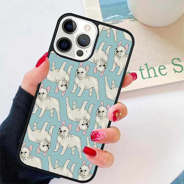 Masked Frenchie French Bulldog Puppy Phone Case Cover For iPhone 17 Air 15 16e 14 13 12 Pro Max 11 Pro Max Plus
