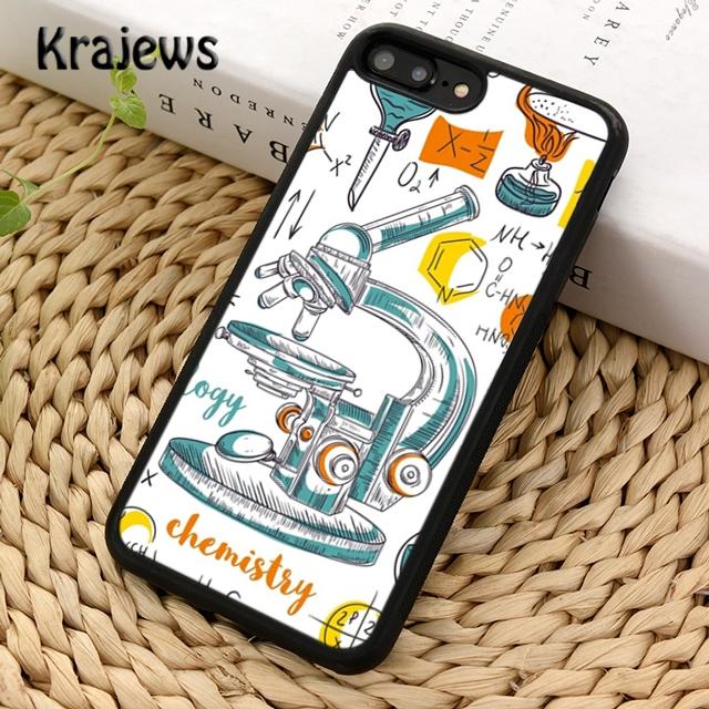 Krajews Science Studies Icon Phone Case Cover For iPhone 17 Air 16 15 14 Plus 11 12 13 Pro Max Coque Shell Fundas