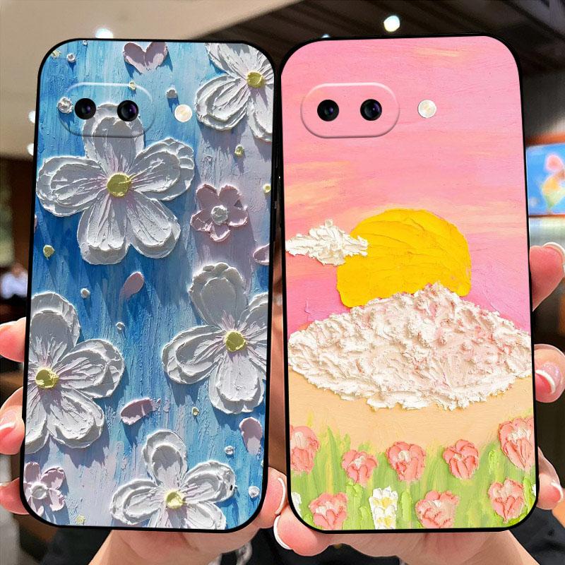 Case For Google Pixel 9A Fashion Painting Silicone Phone Cover For Google Pixel 9A Case Pixel9A Soft Shockproof Protective Shell