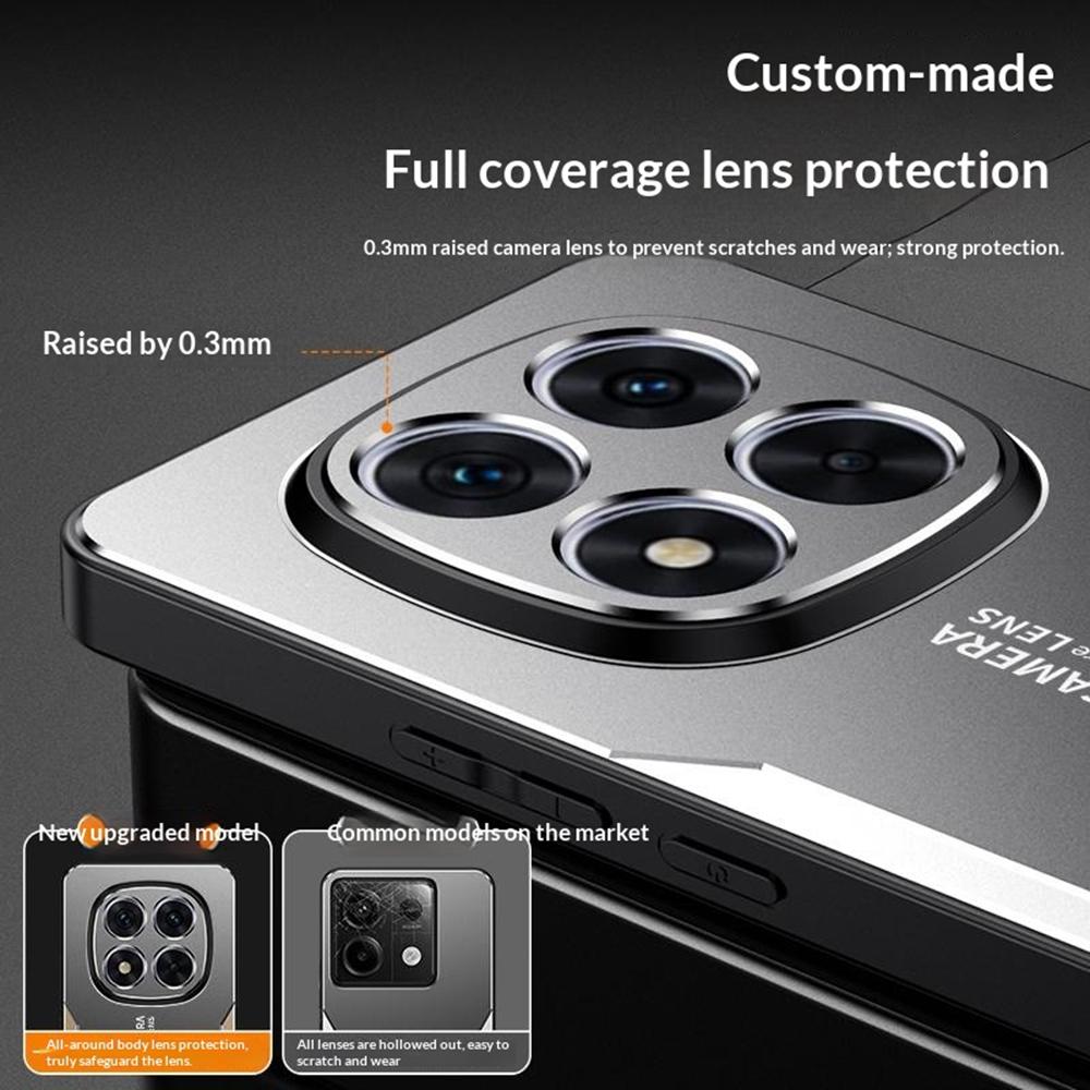 Für Xiaomi Redmi Note 15 Pro 4G (Global) Handyhülle Aluminiumlegierung TPU PC Rückseite