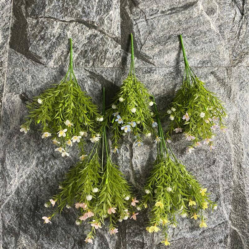 Artificial 7 Branch Orchid Flower Arrangement For Photography Home Decor