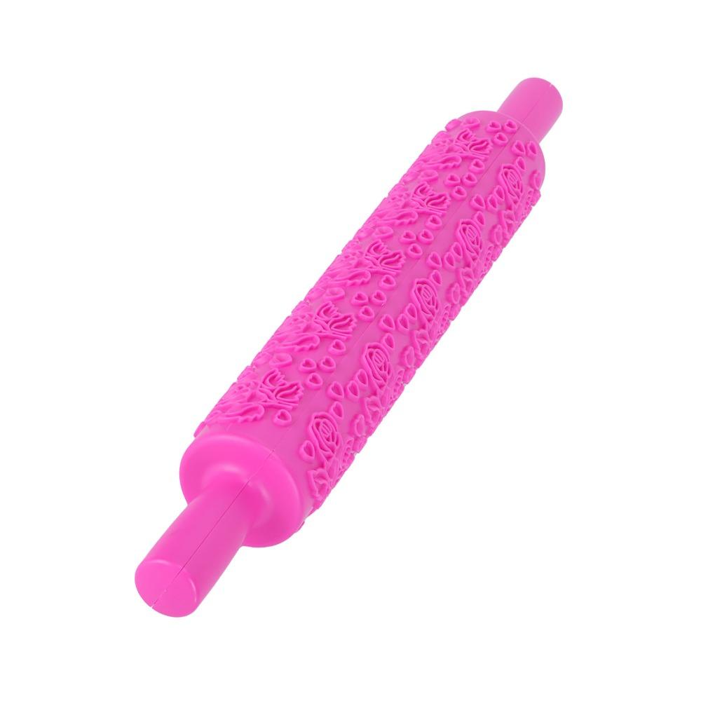 Heart, Butterfly Honeycomb Embossed Roller PP Pastry Roller Fondant Rolling Pin  Cake Decoration
