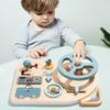 Kids Educational Steering Wheel Simulation Busy Board Montessori Learning Toy