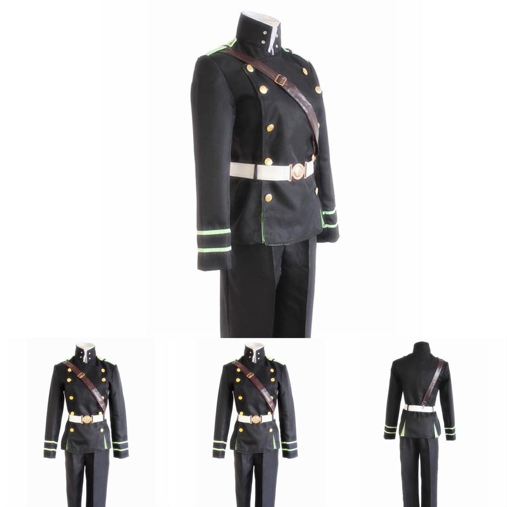 Prémiová sada cosplay kostýmu Seraph Of The End Yichir Yuichiro Hyakuya Army Uniform