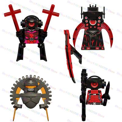 High-Quality Skibidi High-Quality Toilet High-Quality Man High-Quality Anime High-Quality Cartoon Construction Pieces Small Figurines High-Quality