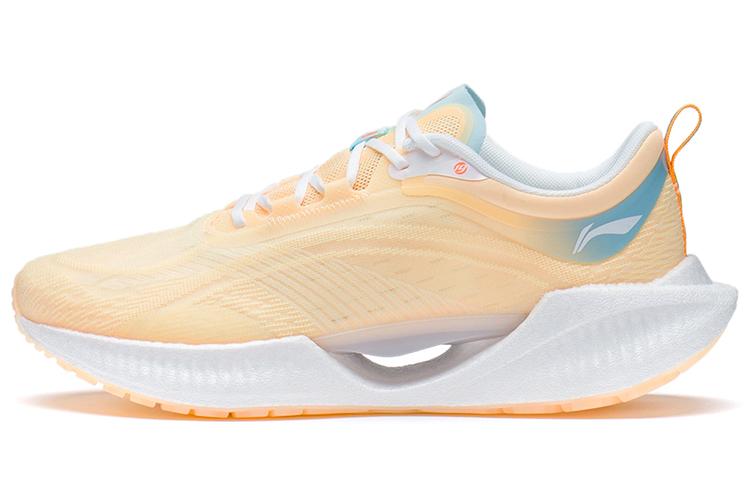 Li Ning Super Light 19 Дышащие и легкие низкие беговые кроссовки Женские Флуоресцентный Молочно-желтый ARBS002-20 36
