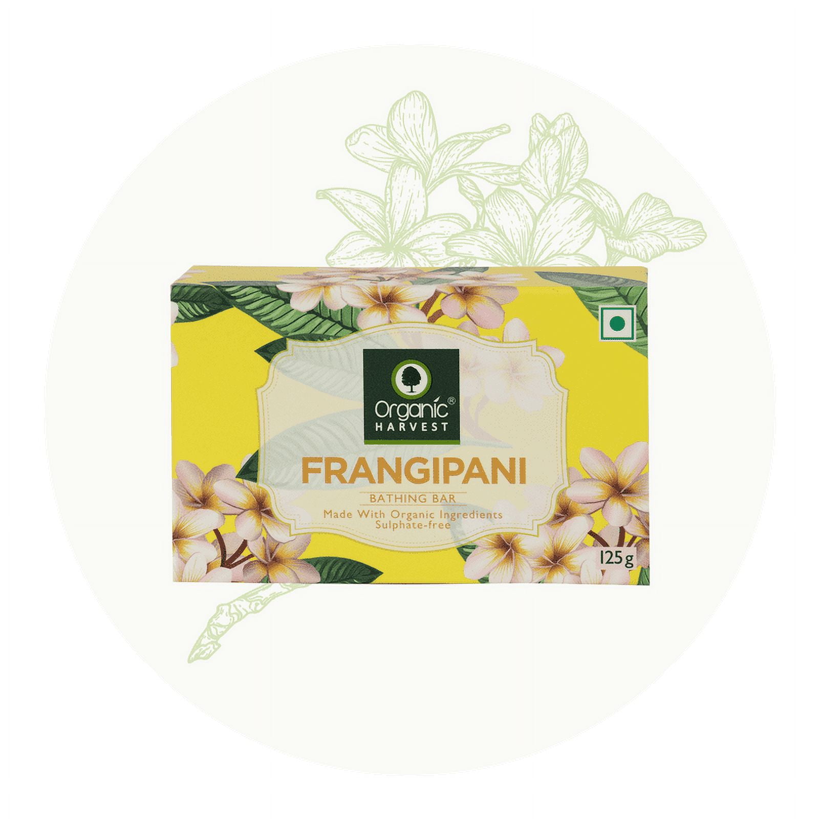 

Батончик для купания Organic Harvest Frangipani-125 г Gardenia Bathing Bar