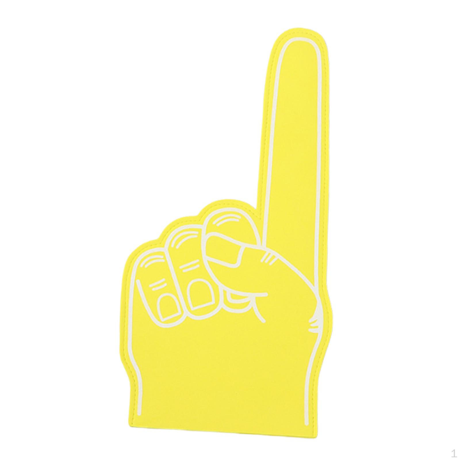 

Гигантский поролоновый палец реквизит чирлидинг смешной аксессуар спортивного болельщика перчатка-рука для жёлтый