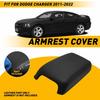 Шкіряна накладка на підлокітник для Dodge Charger 2011- Захисна накладка на центральну консоль V