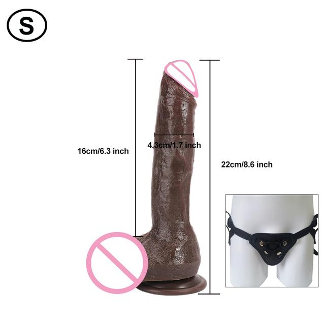 Skin Huge Penis Realistic Dildo Soft Silicone Big Fake Dick Adult Products Females Masturbation Erotic Sex Toy for Women Lesbian