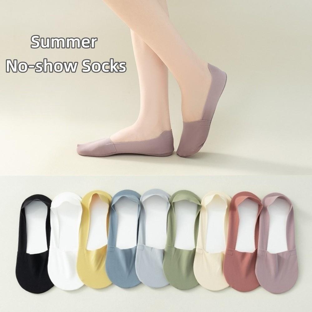 Thin Breathable No Show Socks Silicone Grip Girls Summer Socks New Invisible Socks for High Heels