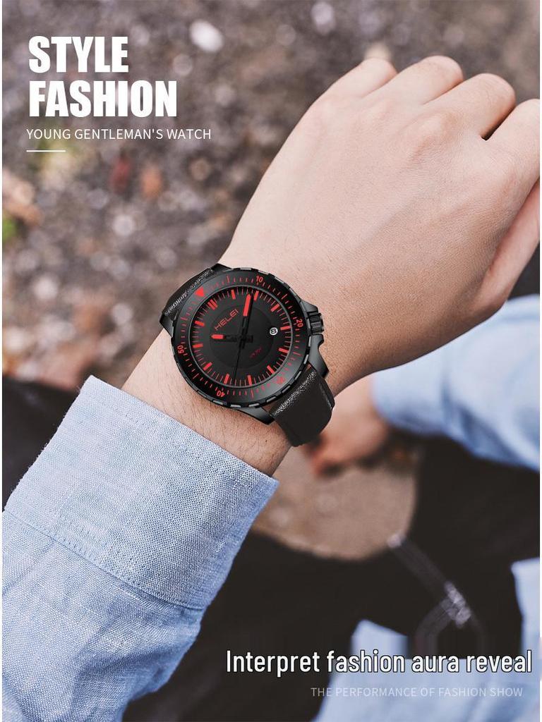 HELEI Swiss Automatic Men's Watch: Luminous, Waterproof, High-End Design