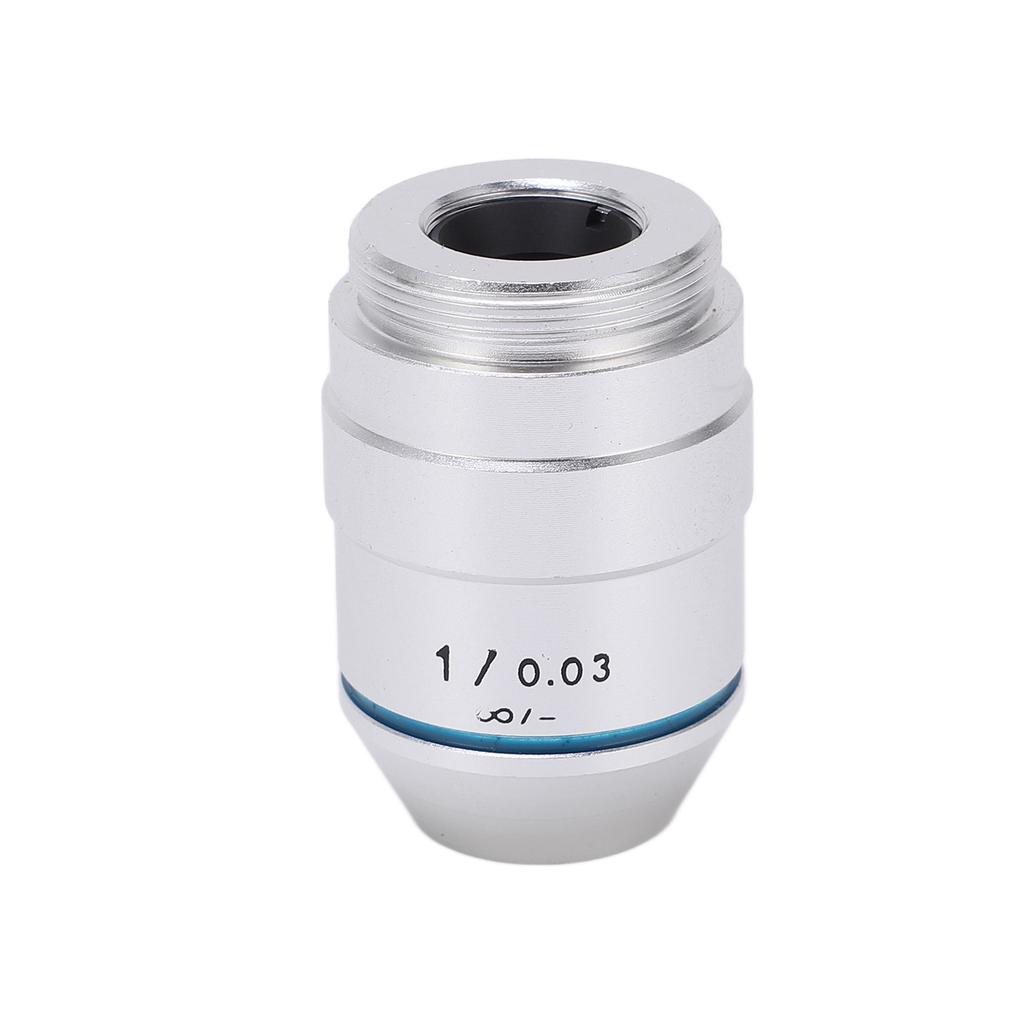 1X Microscope Objective Lens 195 Infinity Achromatic Low Power Objective Lens RMS Thread 20.2mm