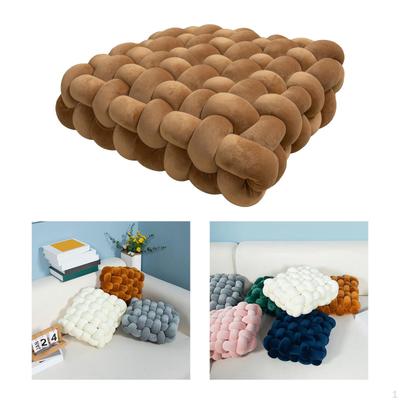 Decorative Throw Cushion Pillow Handmade Desktop Bedding Couch Knot