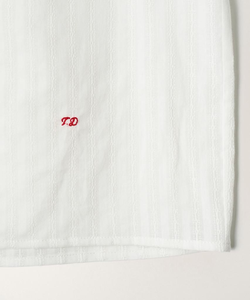 TTUDEMENT Eyelet Lace Puff Blouse_White