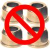 (4 Pack) HD Switch Front Wheel Bearing Bushing To Bearing Conversion Kit Husqvarna AYP Poulan Jonsered Craftsman 532124959 124959