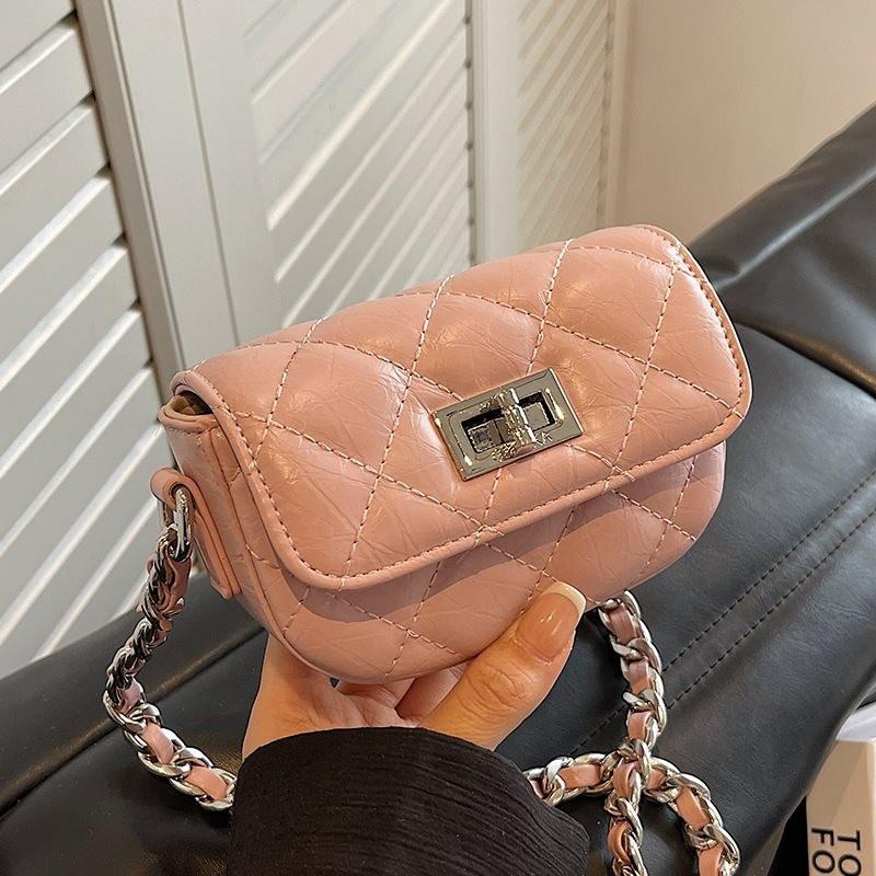 Chic Silver Mini Bag For Women Stylish High-end Summer Shoulder Crossbody Purse