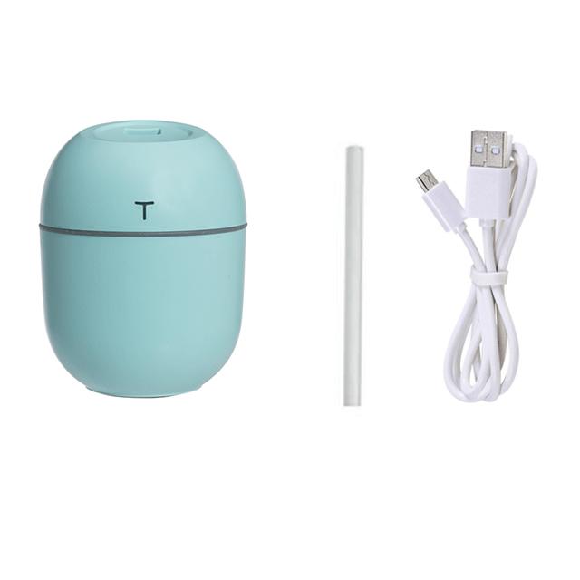 Cute Ultrasonic Mini Air Humidifier 220ML Aroma Essential Oil Diffuser USB Fogger Mist Maker with LED Night Lamp for Home Car