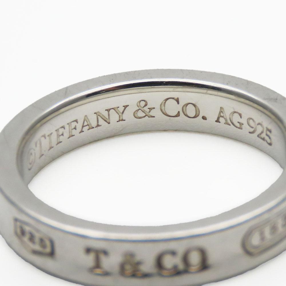 Used TIFFANY&Co. Ring Narrow 1837 EU#50 Silver925 3.8g Silver Accessories