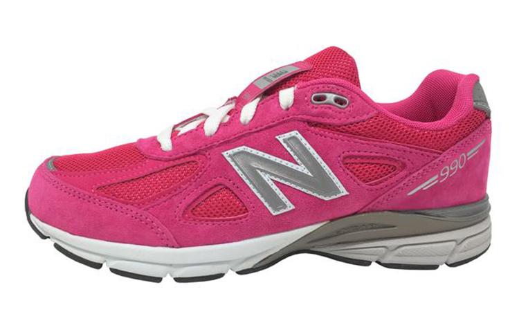 

New Balance NB 990 V4 Comfortable Cushioning Abrasion Resistant Breathable Low top Kids Lifestyle Shoes Unisex KJ990PEG 37.5
