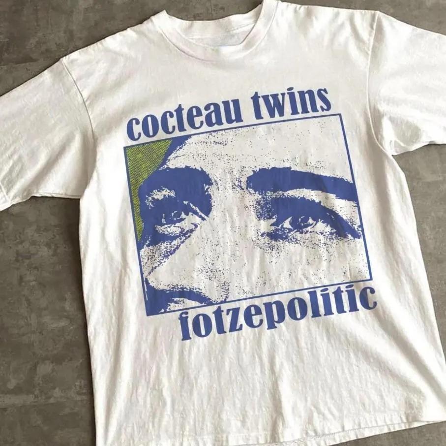 

Plus Size Summer Womens Vintage Cocteau Twins TShirt Cotton Breathable Stylish Versatile Street Style Oversized XL