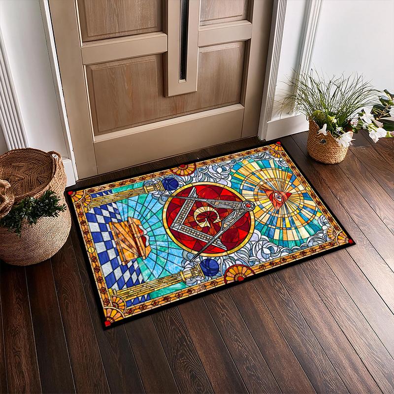 2026 New Style Illuminati All-Seeing Eye Carpet Rug for Living Room Bedroom Home Sofa Decoration,Kids play Non-slip Floor Mat