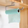 Easy-Install Wall-Mounted Kitchen Organizer - No-Drill Paper Towel & Wrap Holder, Space-Saving Storage for Bathroom and Kitchen Essentials