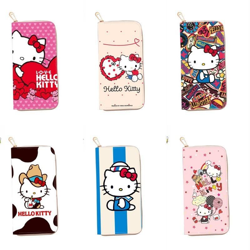 New cute cartoon kt cat change bag children's student zipper card cover bag kitty cat fashion applicable small