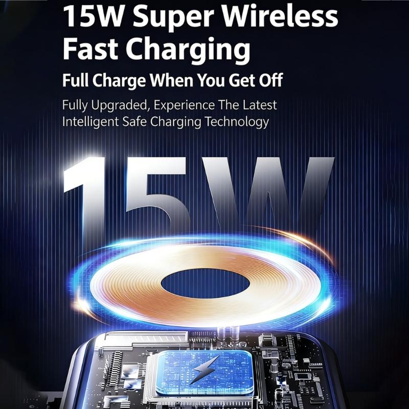Wireless Car Chargers,15W Fast Charging Car Chargers Phone Holder Mount, Windshield Dashboards Air Vent Phone Holder