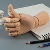 Holz-Manikin, Flexible Körpergelenke Menschliche Figur Puppe Ornament, Positionierbares Gelenkiges Handmodell für Skizzieren Zeichnen Malen Zubehör